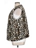 Chico's 100% Polyester Animal Print Ivory Faux Fur Vest Size XL (3) - photo 5