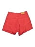 Monki 100% Cotton Solid Red Shorts Size 30 waist - photo 2