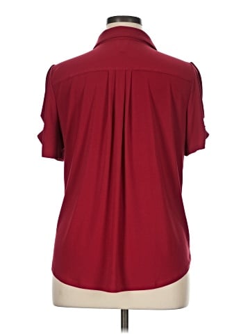 Anne Klein Short Sleeve Blouse (view 2)
