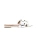 Chico's 100% Leather Silver Sandals Size 10 1/2 - photo 1