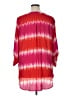 Cato 100% Polyester Tie-dye Pink 3/4 Sleeve Blouse Size XL - photo 2