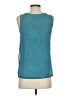 Curations 100% Polyester Teal Sleeveless Blouse Size S - photo 2