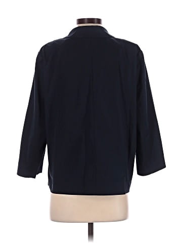 Lafayette 148 New York 3/4 Sleeve Button-Down Shirt (view 2)