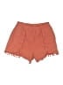 BLOOMCHIC Solid Orange Shorts Size 14 - 16 - photo 1