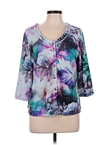 Christopher & Banks 3/4 Sleeve T-Shirt (view 1)