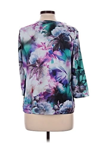 Christopher & Banks 3/4 Sleeve T-Shirt (view 2)