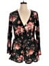 Bebop Floral Black Romper Size XL - photo 1