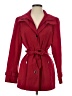 Gallery 100% Polyester Red Trenchcoat Size S - photo 1
