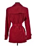 Gallery 100% Polyester Red Trenchcoat Size S - photo 2