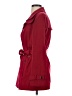 Gallery 100% Polyester Red Trenchcoat Size S - photo 5
