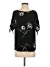 Luxology Black Short Sleeve Blouse Size XS - photo 1