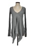 BCBGMAXAZRIA Gray Long Sleeve Top Size S - photo 1