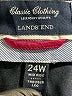 Lands' End Solid Black Active Pants Size 24W - photo 4