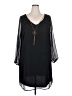 Love Squared 100% Polyester Black Casual Dress Size 2X - photo 1