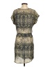 Eight Sixty 100% Polyester Paisley Gray Casual Dress Size S - photo 2