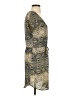 Eight Sixty 100% Polyester Paisley Gray Casual Dress Size S - photo 4