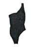 Unbranded Solid Black One Piece Swimsuit Size M - photo 2