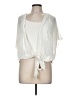 E by Eloise Ivory Sleeveless T-Shirt Size M - photo 1