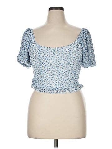 Altar'd State Short Sleeve Blouse (view 1)