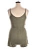 Ultra Flirt Solid Green Romper Size XL - photo 2