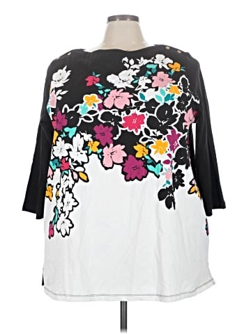 Jessica London 3/4 Sleeve Blouse (view 1)