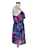 rue21 100% Rayon Paisley Blue Cocktail Dress Size M - photo 4