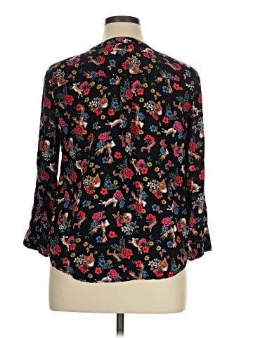 Philosophy Republic Clothing 3/4 Sleeve Blouse (view 2)