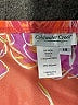 Coldwater Creek 100% Polyester Orange Casual Skirt Size 14 - photo 4