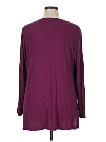 H By Halston 3/4 Sleeve T-Shirt (view 2)