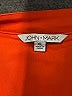 John Mark 100% Rayon Orange 3/4 Sleeve Blouse Size XL - photo 7
