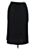 A'gaci Solid Black Casual Skirt Size L - photo 1