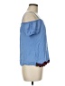 Potter's Pot Blue Sleeveless Blouse Size M - photo 4