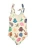 H&M Print Ivory One Piece Swimsuit Size 6X - 7 - photo 2