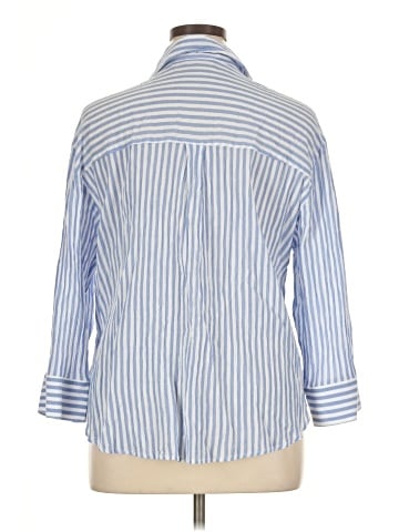 H&M 3/4 Sleeve Button-Down Shirt (view 2)