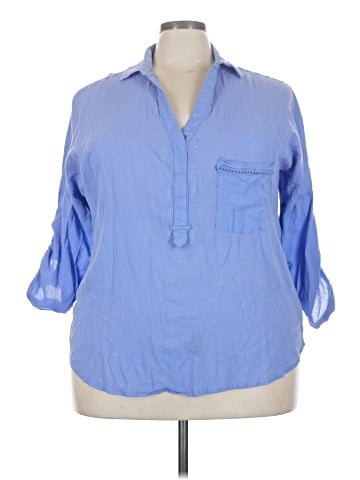 Democracy 3/4 Sleeve Blouse (view 1)