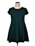 Wilde Solid Teal Casual Dress Size XL - photo 1