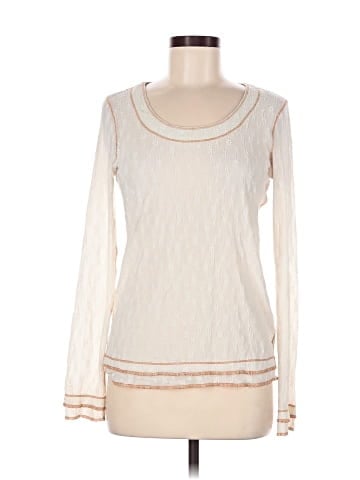 Hem & Thread Long Sleeve Top (view 1)