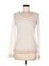 Hem & Thread Ivory Long Sleeve Top Size M - photo 1