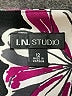 I.N. Studio Graphic Black Cocktail Dress Size 12 - photo 7