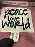 Peace Love World Pink Pullover Sweater Size XS - photo 7