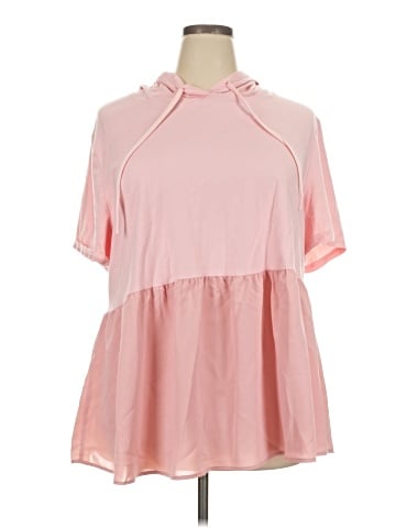 BLOOMCHIC Short Sleeve Blouse (view 1)