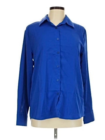 Unbranded Long Sleeve Button-Down Shirt (view 1)