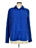 Unbranded Blue Long Sleeve Button-Down Shirt Size M - photo 1