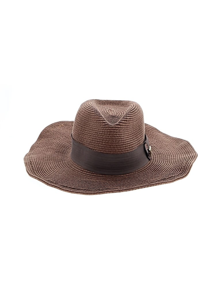 Pre-owned Peter Grimm Sun Hat In Brown