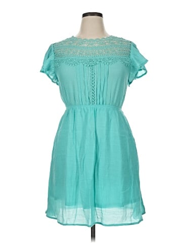 Peach Casual Dress (view 1)