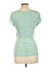 Candie's Green Short Sleeve Top Size L - photo 2