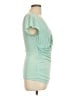 Candie's Green Short Sleeve Top Size L - photo 4