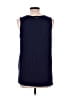 MICHAEL Michael Kors 100% Polyester Blue Sleeveless Blouse Size L - photo 2