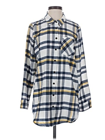 Free Press Long Sleeve Button-Down Shirt (view 1)
