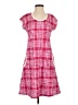 Lesley Evers Plaid Red Casual Dress Size S - photo 1